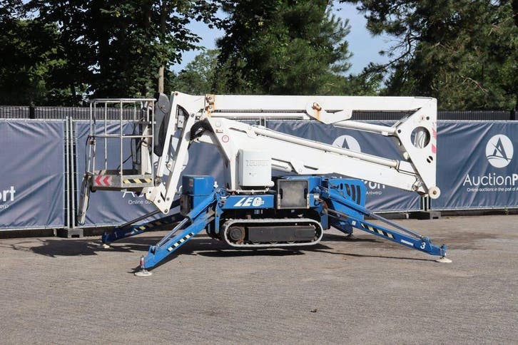 Veiling: Spinhoogwerker Teupen LEO18 GT Diesel 200kg 18.3m 2, Articles professionnels, Machines & Construction | Ascenseurs, Échafaudages & Échelles