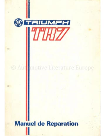 1976 TRIUMPH TR7 WERKPLAATSHANDBOEK FRANS
