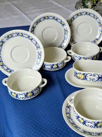 Villeroy & Boch - (Luxemburg) 11-teiliges Vintage-Set, Antiquités & Art