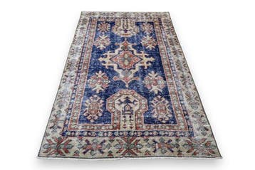 Vintage Kazak - Vloerkleed - 140 cm - 85 cm - met, Nieuw