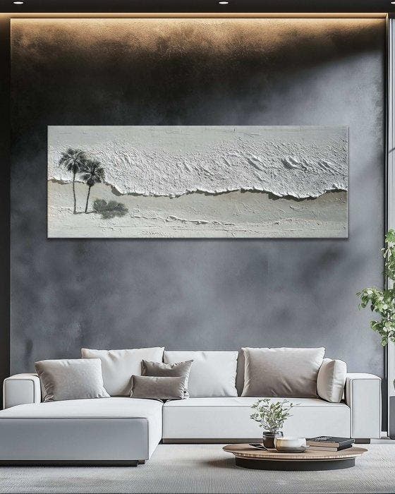 Clelia - Whispering Palms, Antiquités & Art, Art | Peinture | Moderne