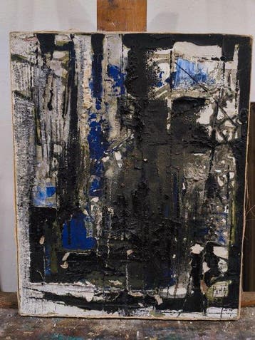 Escuela Abstracta Europea (XX) Seguidor de Jackson Pollock -