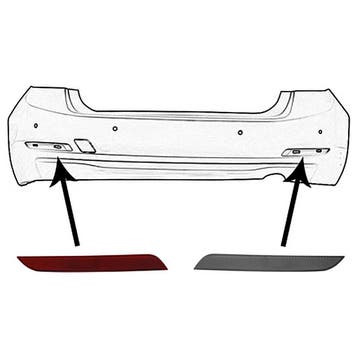 BMW 2012-2017 Reflector Links Sedan (Achterlampen), Verzenden, Nieuw