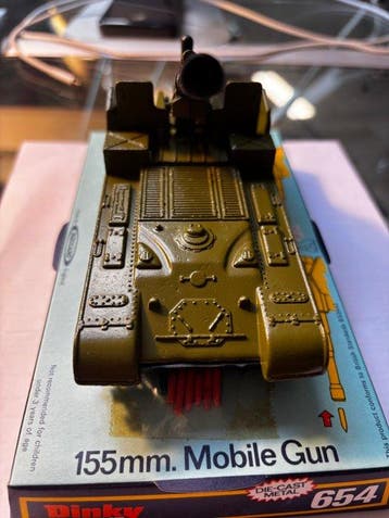 Dinky Toys Niet op schaal - Modelauto - 155mm Mobile Gun 654
