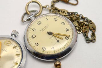 Antique, Ruhla, Kienzle, incl. silver one - (Lot of 4 x