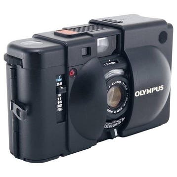 Olympus XA + F.Zuiko 35mm F2.8 Analoge compactcamera, Nieuw