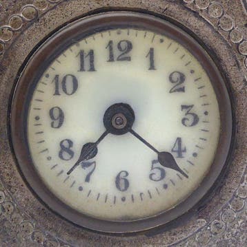 Pendule - JUNGHANS - Stile Liberty Mod. con Cesellature