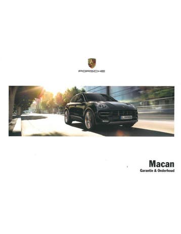 2017 PORSCHE MACAN GARANTIE & ONDERHOUD NEDERLANDS, Ophalen of Verzenden