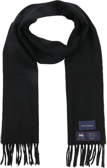 Suitable Sjaal Ruit Merino Wol Zwart maat  Heren, Verzenden, Nieuw, Suitable
