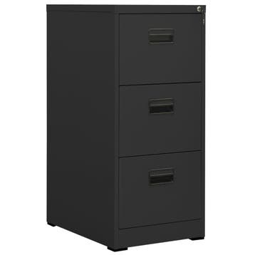 vidaXL Archiefkast 46x62x102,5 cm staal antracietkleurig, Verzenden