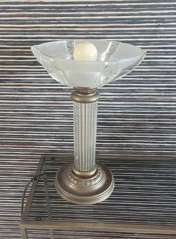 Lamp - Messing - lamp art-deco Petitot