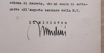 Regno dItalia Ministero della Guerra il Ministro Benito, Nieuw
