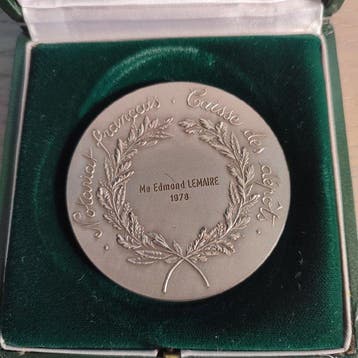 Frankrijk. Ve République. Silver Medal 1978 Caisse des