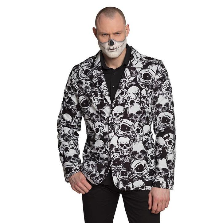 Halloween Skelet Jasje, Hobby en Vrije tijd, Feestartikelen, Nieuw, Verzenden