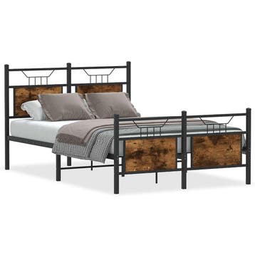 Eiken Bedframe 120x200 | Tweede kansje, OP = OP!, Huis en Inrichting, Bruin, Verzenden, Zo goed als nieuw, Twijfelaar