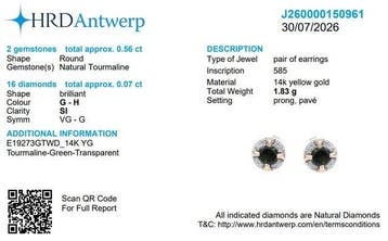 Ensemble de bijoux 2 pièces - 14 carats Or jaune, Or rose -