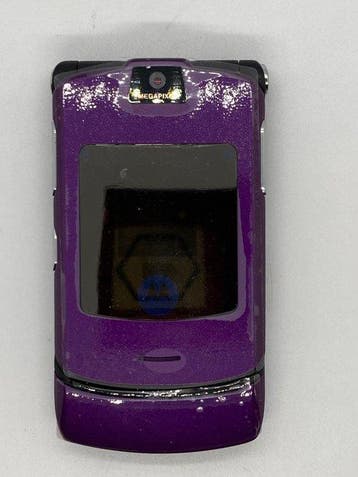 Motorola V3i purple - Mobiele telefoon - In vervangende, Nieuw