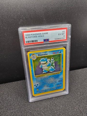 Pokémon - 1 Graded card - Blastoise 2 - PSA 6 - WOTC - Base, Nieuw