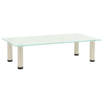 vidaXL Tv-meubel 60x35x17 cm gehard glas mat, Verzenden