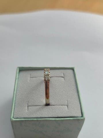 Ring - 18 karaat Witgoud Diamant (Natuurlijk), Nieuw