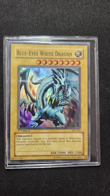 Konami - 1 Card - Yu-Gi-Oh! - Blue-Eyes White Dragon First, Nieuw
