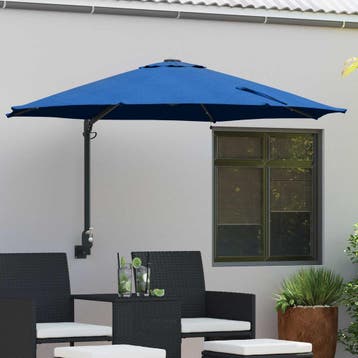 vidaXL Tuinparasol 248 x 248 x 148 cm Polyester en Staal, Verzenden, Nieuw
