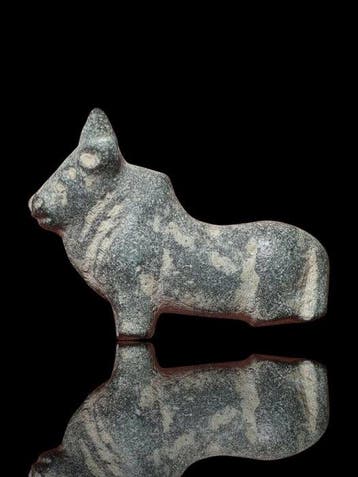 Oud-Romeins Brons Rare Legion Bull Figure (Zonder