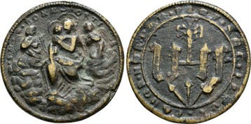 Brons medaille o J Italien Rom:, Verzenden