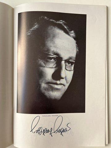 Festival de Bayreuth Götterdammerung - programme dédicacé