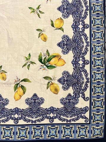 Tafellaken “Maiolica & Limoni” - Tafelkleed - 240 cm - 140