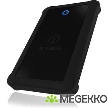 ICY BOX IB-233U3-B externe 2,5  behuizing stootranden, Verzenden, Nieuw