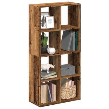 vidaXL Kamerscherm / boekenkast 69,5x29x137,5 cm hout oud, Verzenden