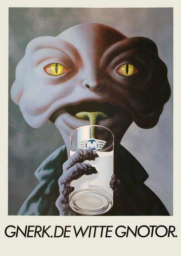 Frans Hettinga - GNERK.DE WITTE GNOTOR - Années 1980, Antiquités & Art, Art | Dessins & Photographie