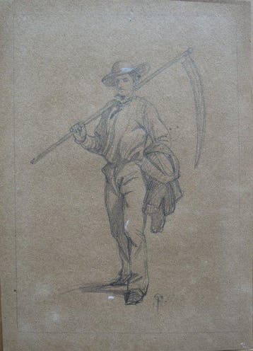 Telemaco Signorini (1835-1901) - il falciatore