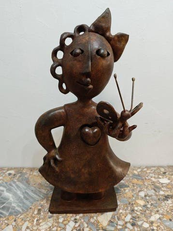 Ripollés (1932) - Mujer Mariposa - bronce
