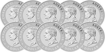 10 troy ounce - Zilver .999 - Kangourou 2026 - 311 gram -