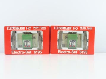 Fleischmann H0, N - 6195 - Modeltreinsporen (2) - 2x