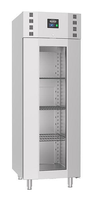 Koelkast Rvs Glasdeur Monoblock 700 liter, Verzenden, Nieuw in verpakking, Koelen en Vriezen