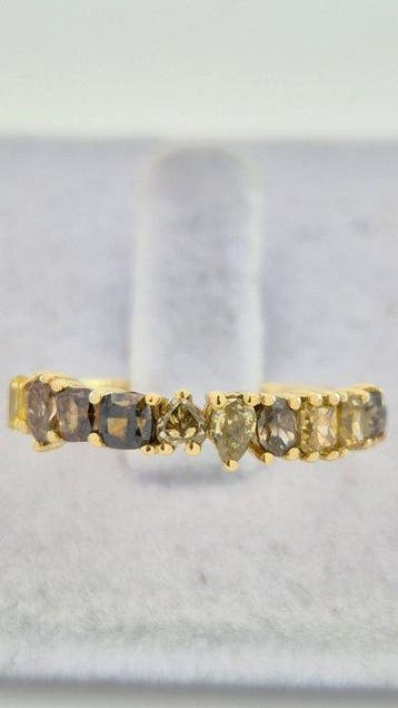Zonder minimumprijs - Ring - 14 karaat Geel goud - 2.25ct., Nieuw