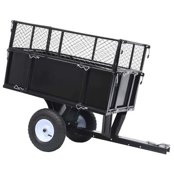 vidaXL Kiepwagen voor zitmaaiers 150 kg, Verzenden