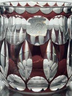 Val Saint Lambert - Vase - Cristal - Vase cristal doublé