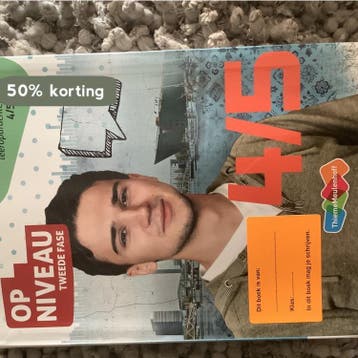 Op Niveau online + boek 5 havo | LIFO-totaal 9789006987317, Boeken, Verzenden, Zo goed als nieuw