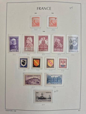 Frankrijk 1940/1945 - Fond de collection van Frankrijk