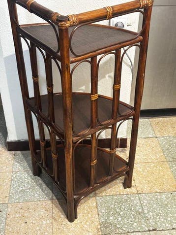 Hoekkast - Bamboe, Rattan
