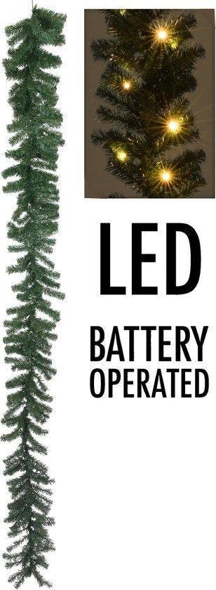2dekans | Guirlande - 35 LEDs - timerfunctie - op batterijen, Ophalen of Verzenden