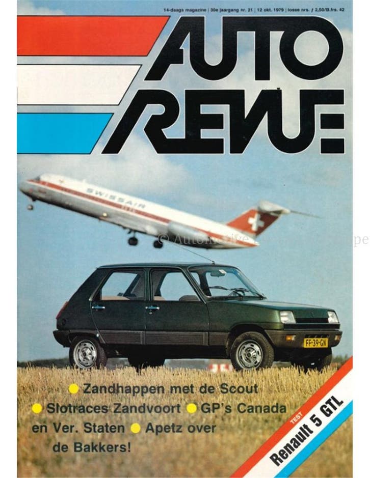 1979 AUTO REVUE MAGAZINE 21 NEDERLANDS, Livres, Autos | Brochures & Magazines, Enlèvement ou Envoi