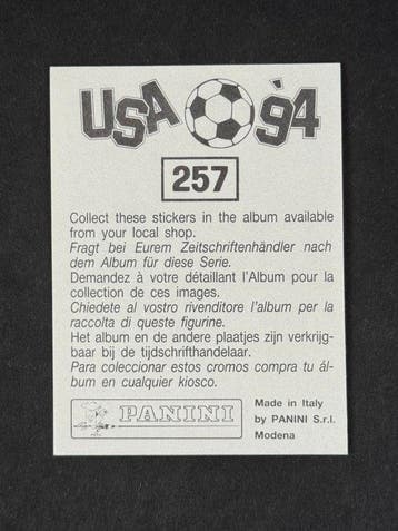Panini USA 94 World Cup, - Diego Armando Maradona #257 - 1, Nieuw