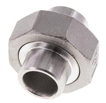 Union Connecteur droit 21.3mm Extrémité à souder Acier, Verzenden, Nieuw
