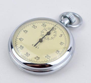 Agat USSR Soviet Brutalist - mechanical pocket stopwatch