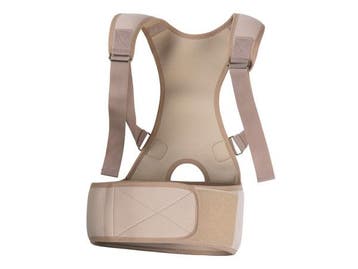 Veiling - VITALmaxx Rugcorrector L/XL crème, verstelbare ba, Sport en Fitness, Nieuw